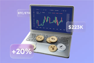 Technology visualization of an AI automated trading system on Nexflow Portluxe